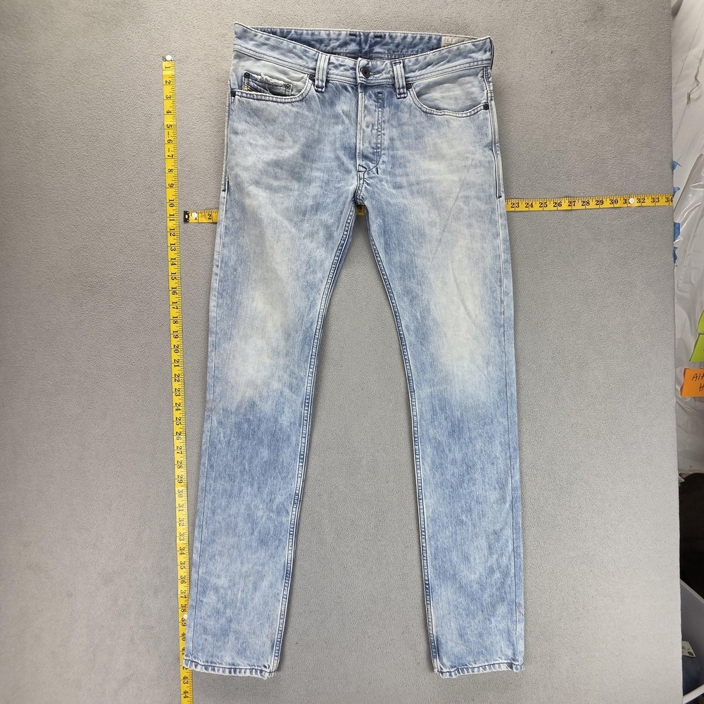 Diesel Jeans Mens 30x32 Blue Safado Regular Slim Straight 0880I